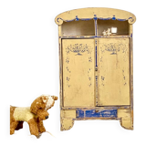 Antique doll's wardrobe