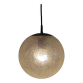 Suspension ball glass bubbled Peill and Putzler years 60 70 vintage