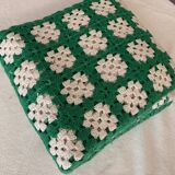 Plaid 70's bedspread