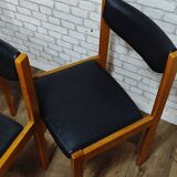 Set of 5 vintage chairs 1970