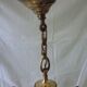 Lustre Empire en bronze et laiton doré