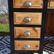 Vintage pine desk, restored