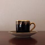 Teacup and saucer Limoges porcelain