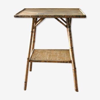 Vintage bamboo table