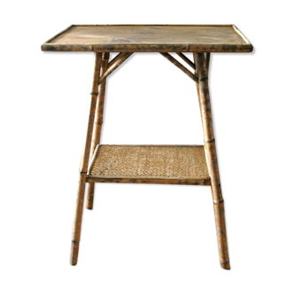 Vintage bamboo table