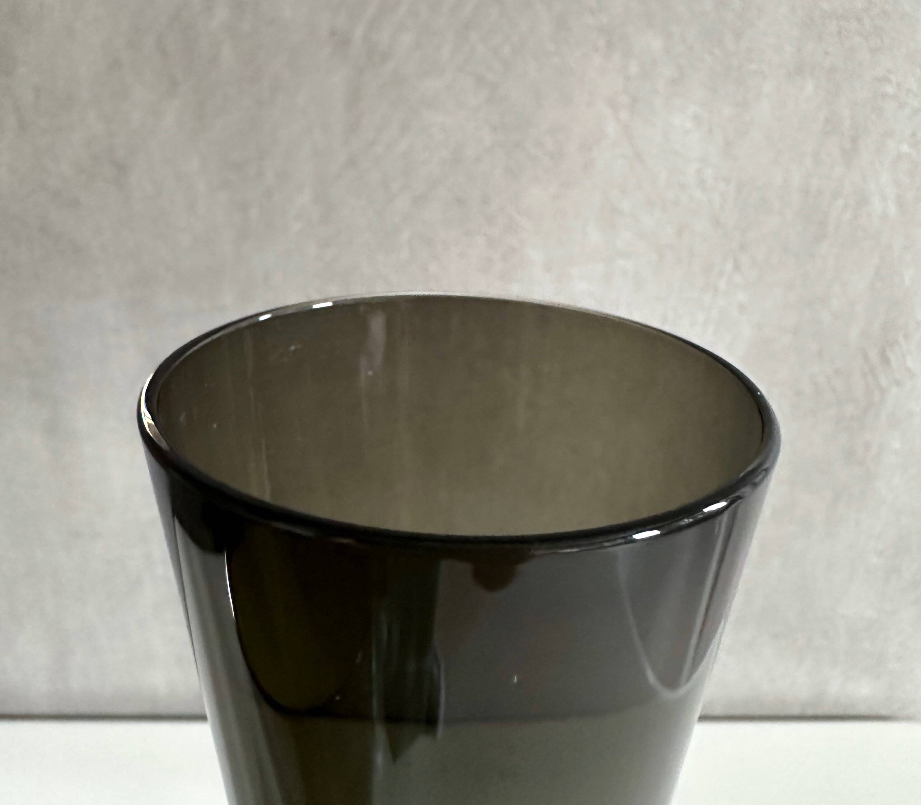 Mid-century glass vases, crystal glass, 60's vase, vintage interior