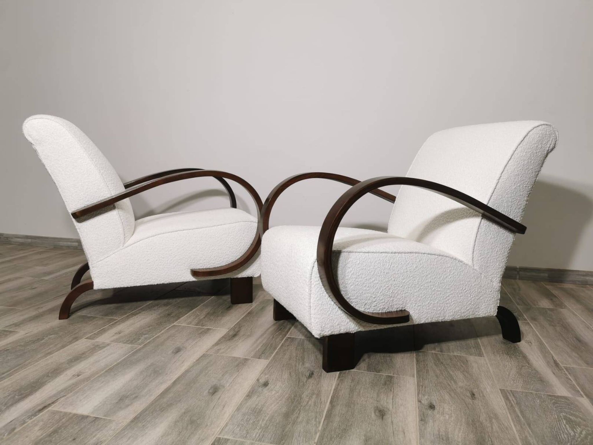 Armchairs by Jindrich Halabala, 1940s