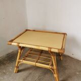 Rattan coffee table