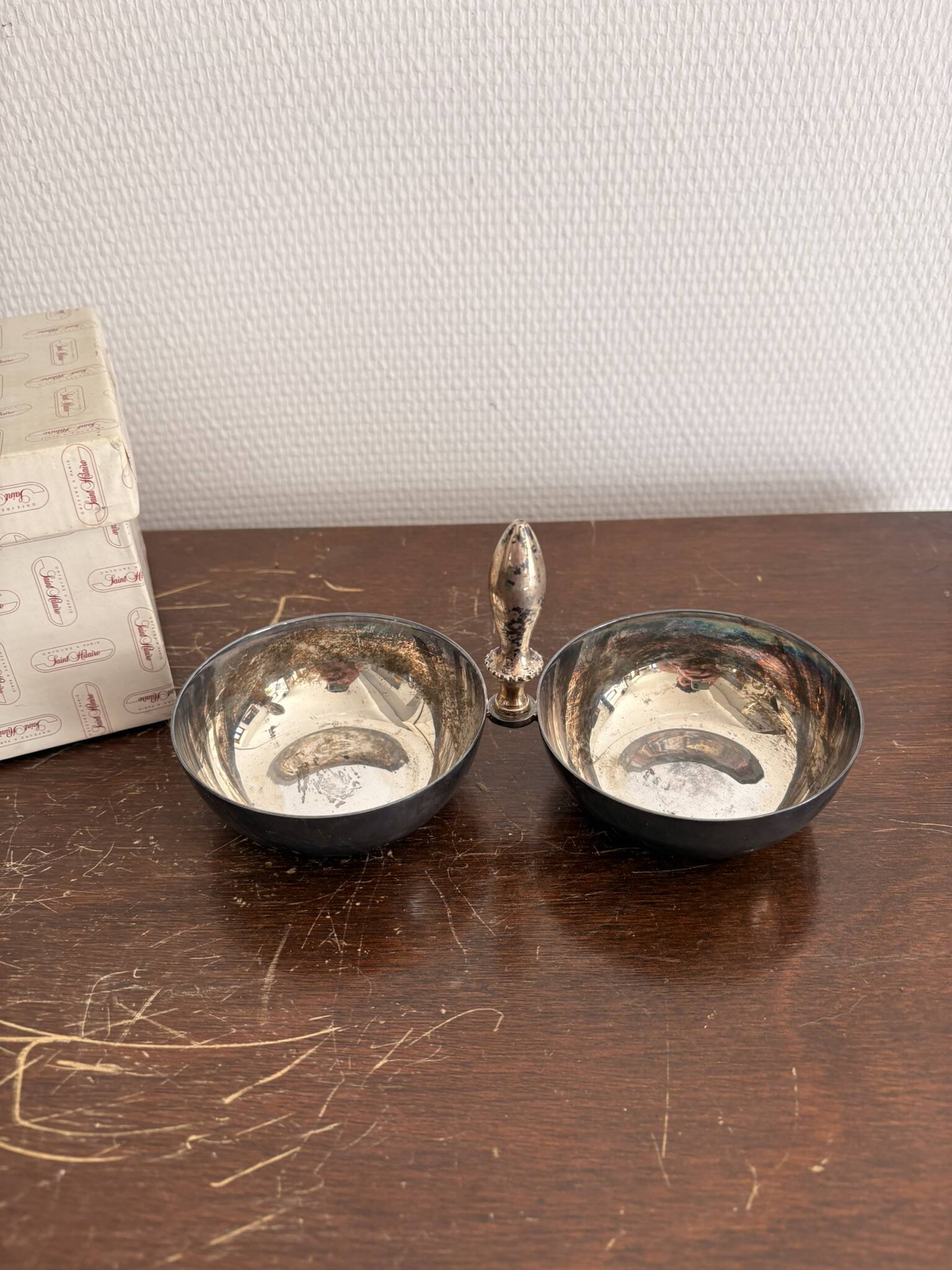 Mendiant Serviteur Plate Service Aperitif Silver-Plated Saint Hilaire