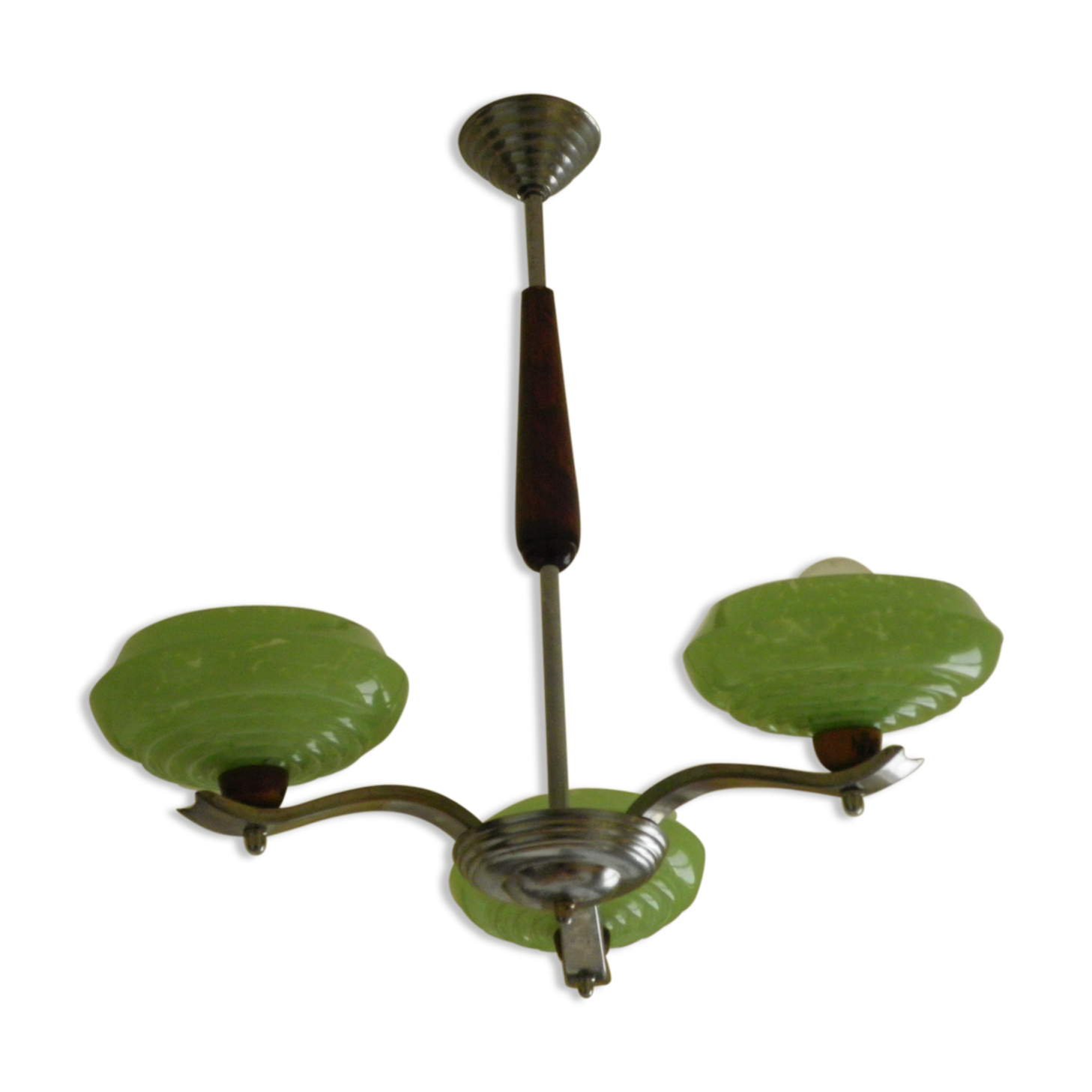 Lustre en opaline des années 1960