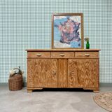 Mado buffet in restored pitch pine