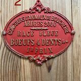 Agricultural competition plate year 2000 model 2