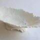 Large old ravier cut in white porcelain