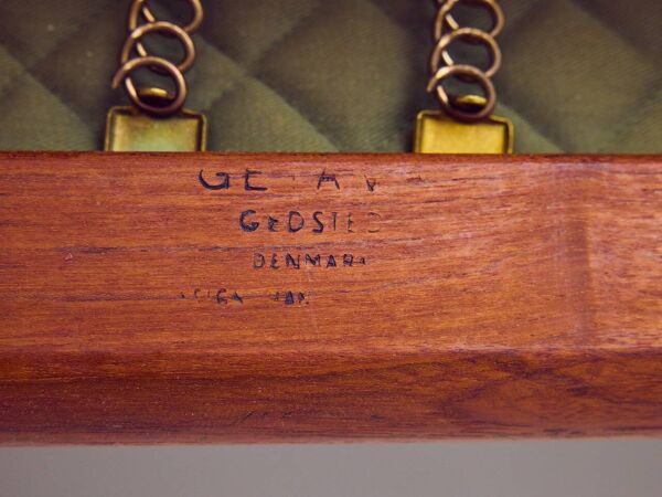 Canapé 3 places de Hans Wegner pour Getama, modèle GE 290 en teck