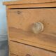 English pine chest of drawers