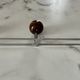 Vintage metal and wood wall coat rack or hook