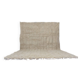 Handmade wool Berber rug 345x257 cm