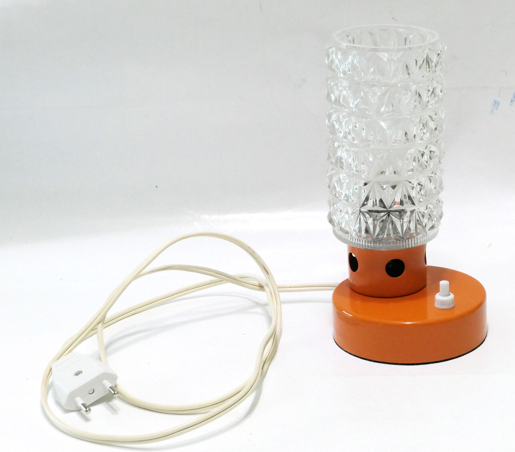 Lampe de table années 1960 orange