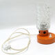 Lampe de table années 1960 orange