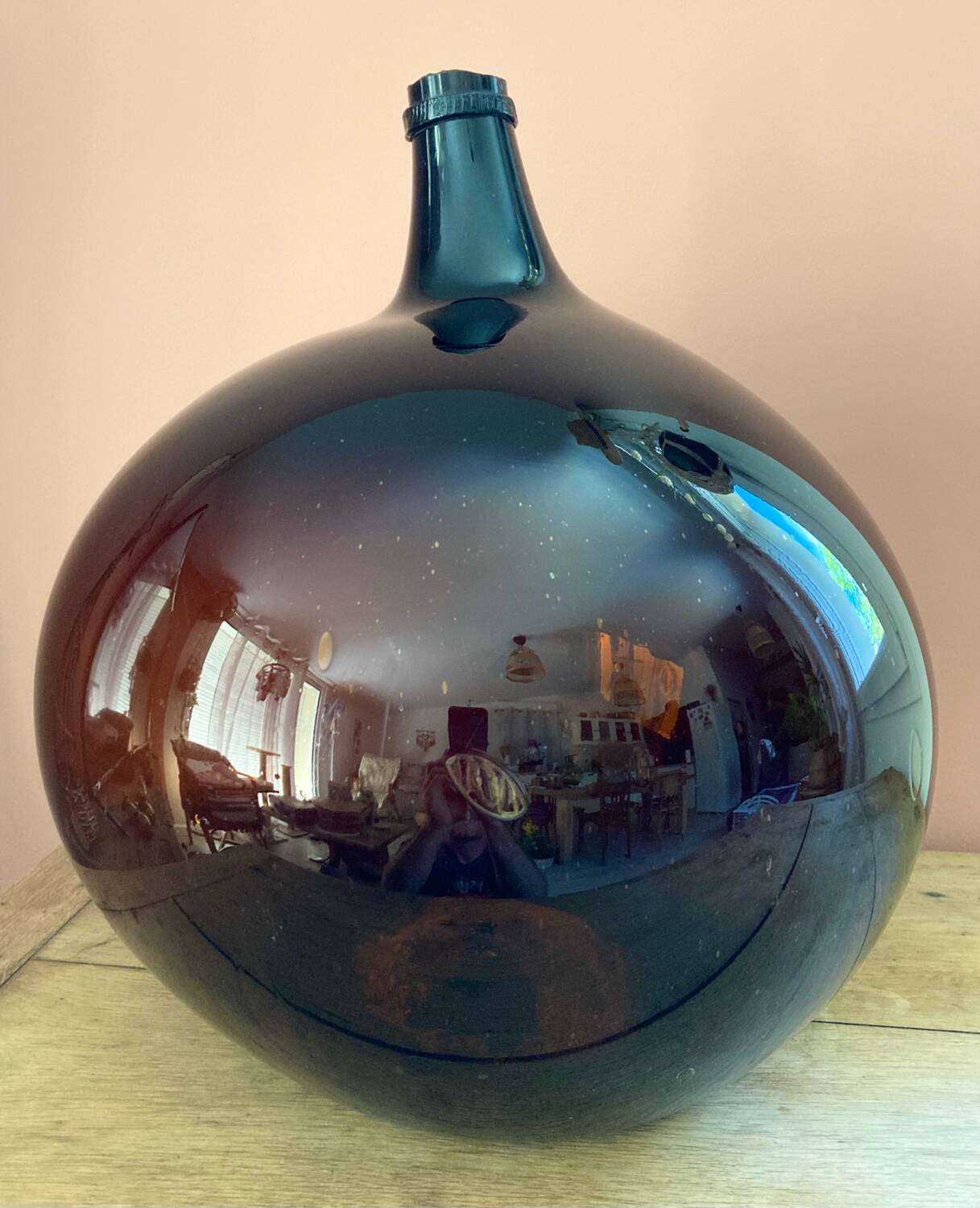 Antique amber demijohn 25-30L