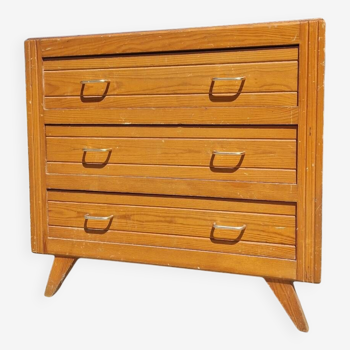 Commode 3 tiroirs 1960