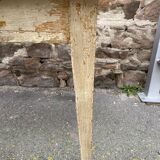 Shabby chic fir farm table painted natural wood 1900