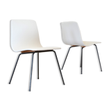 Pair of chairs "papyrus" of Pierre Guariche Steiner 1950