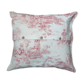 Removable and reversible cushion cover