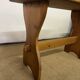 Ensemble table et 4 chaises en bois vintage