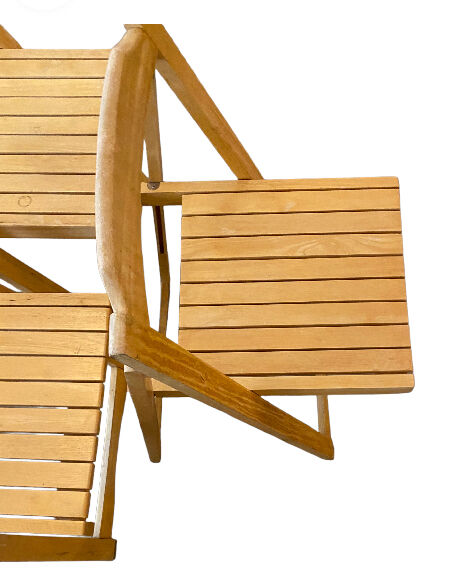 Chaise pliante en bois