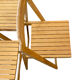 Wooden folding chair
