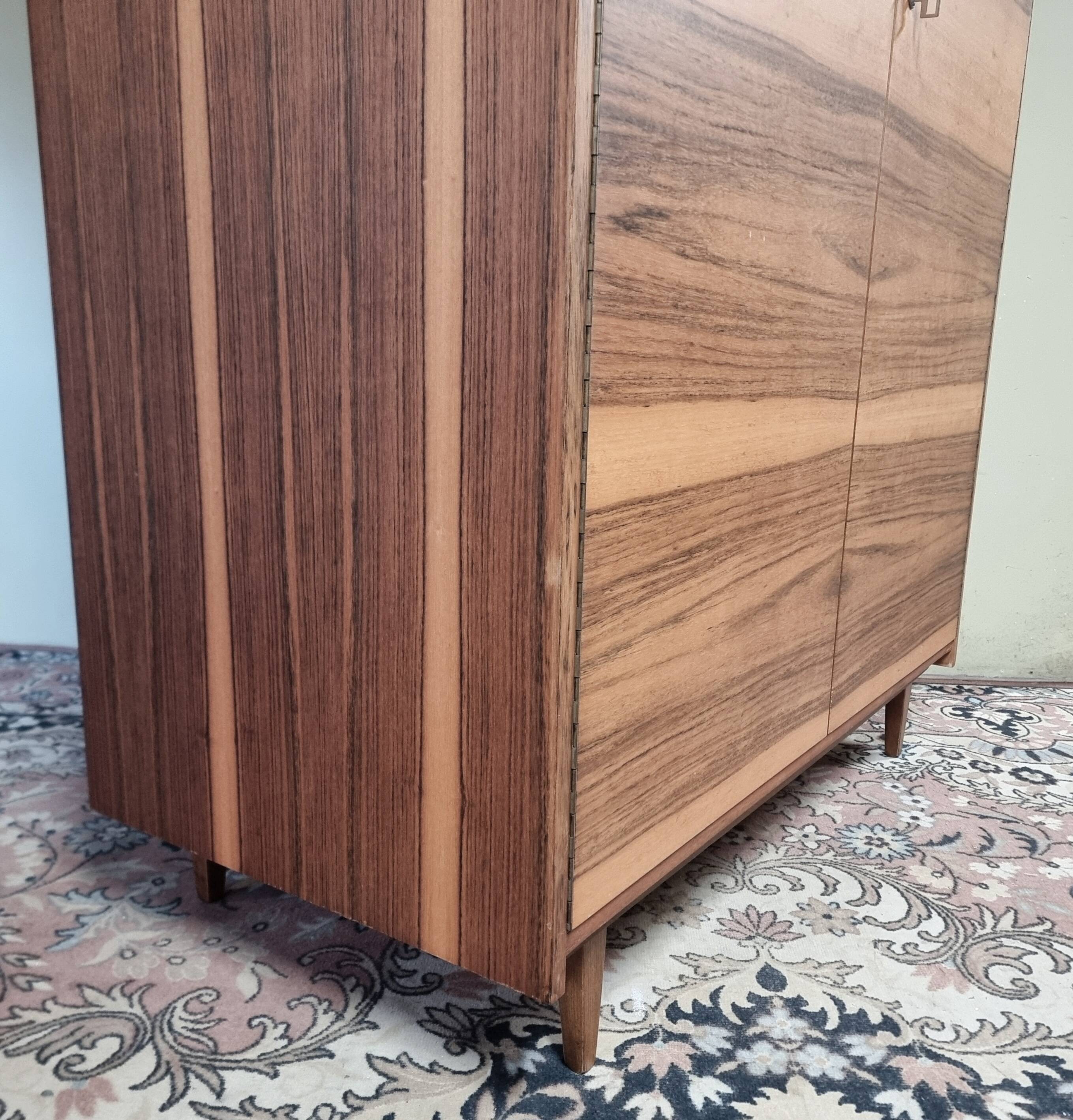 Vintage Wardrobe in Walnut, 1970s
