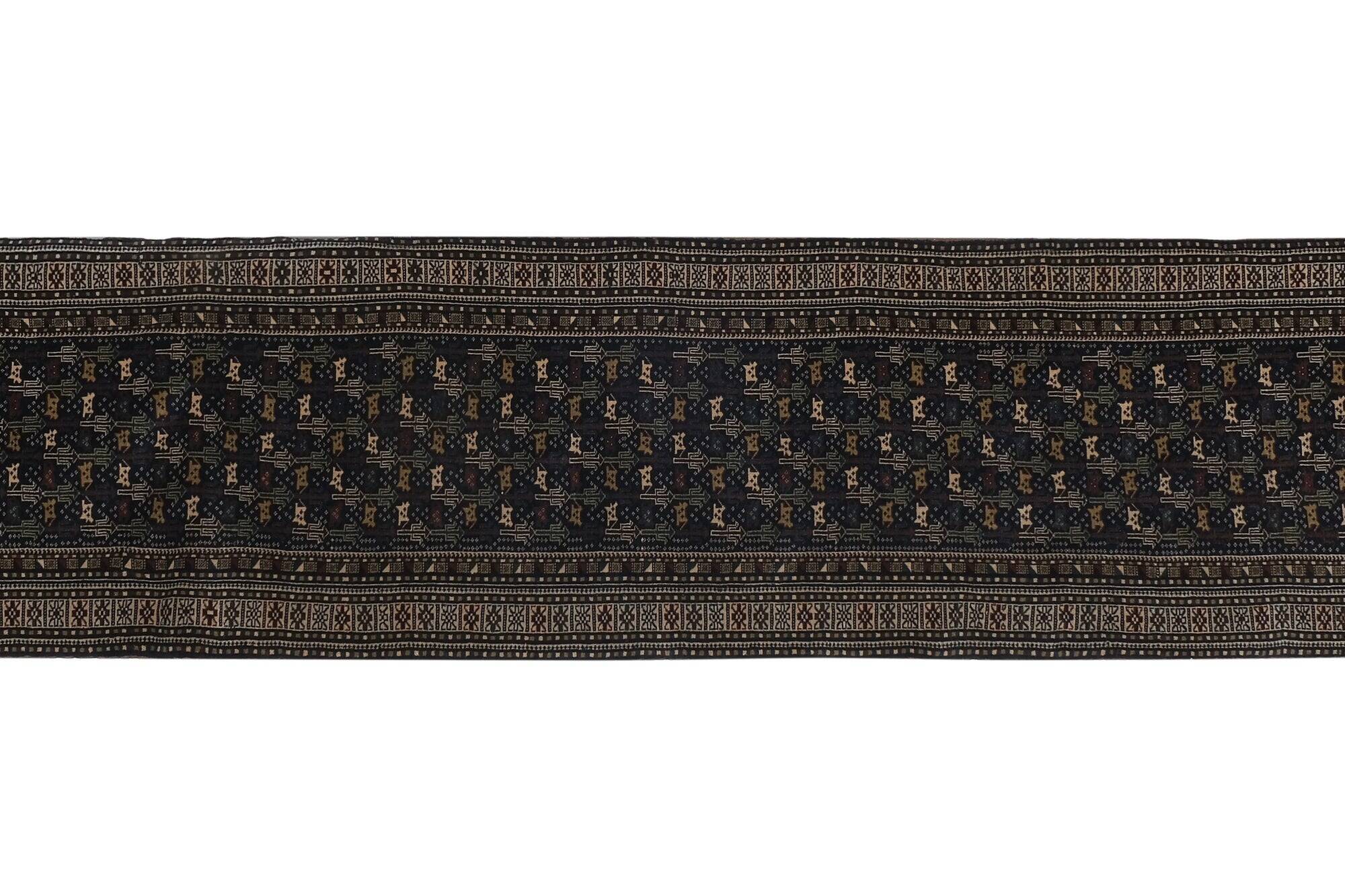 Tapis de couloir turc vintage