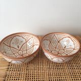 Lot of Moroccan seral bowls
