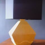 Vintage 50s cracked ceramic lamp