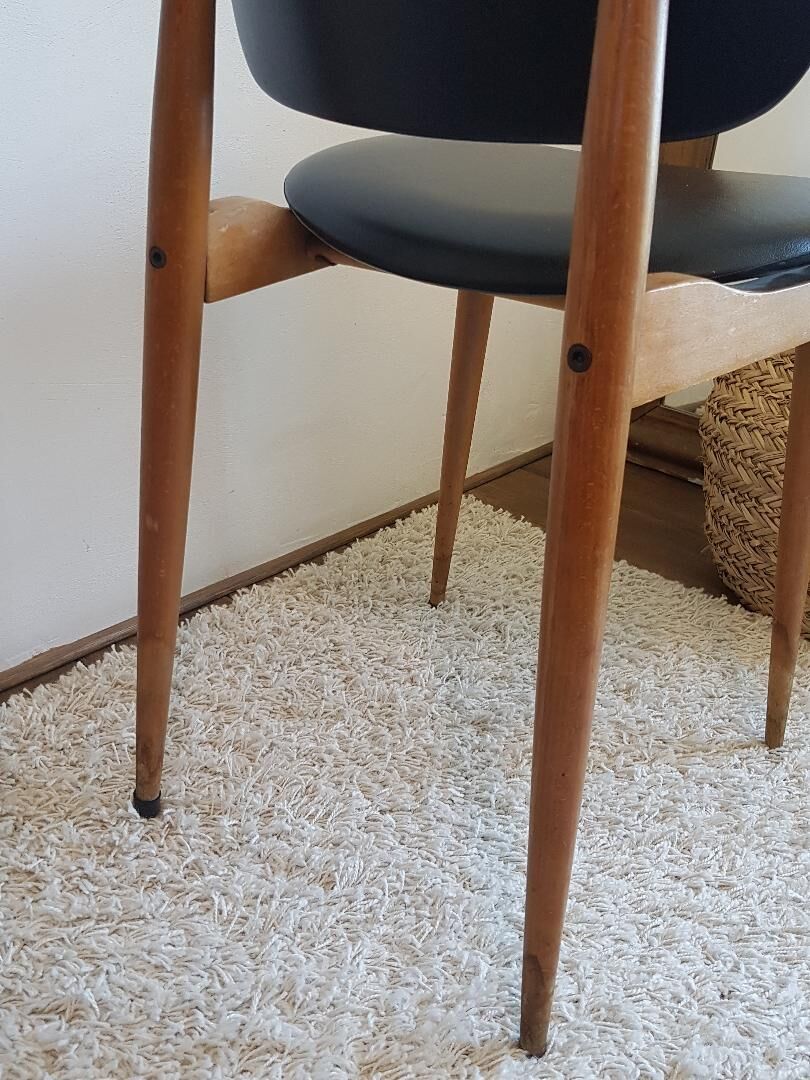Pair of Baumann chairs model Pegasus circa 1960