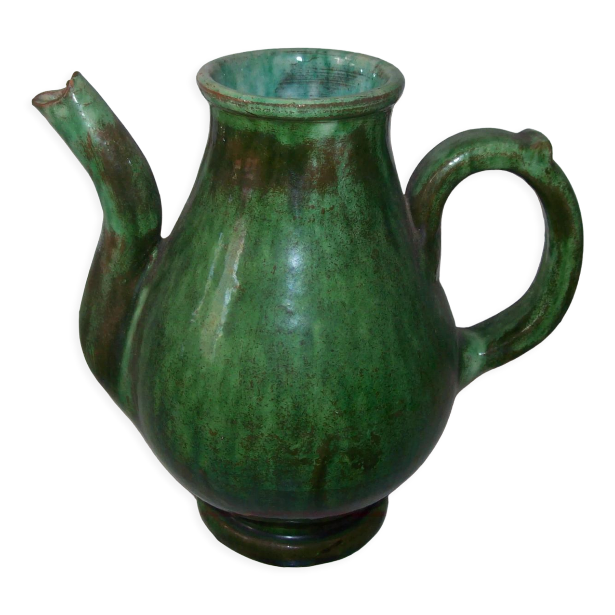 Signed ceramic teapot