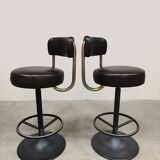 Swedish vintage design bar stools Borje Johanson