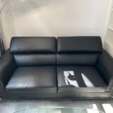 3 seater leather sofa