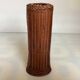 Vase tressé bambou pot brushpot