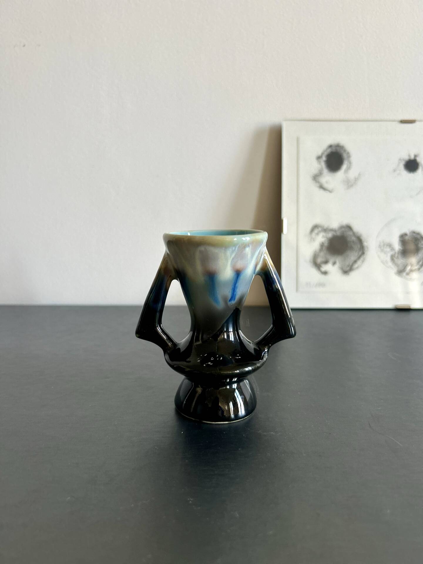 Vase soliflore en faience