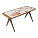 Vintage Scandinavian coffee table with tiled top - Edmund - 1950s