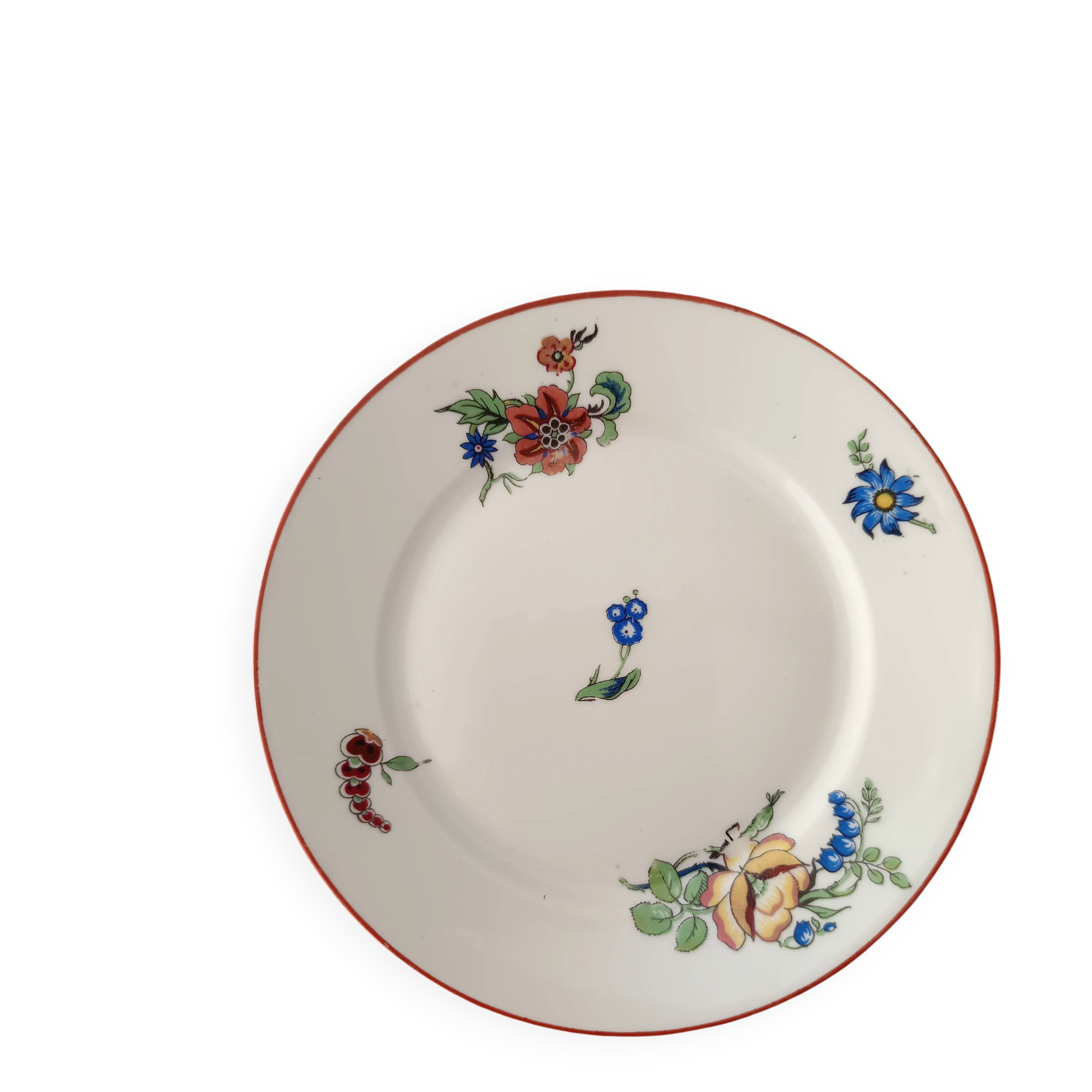 Dessert plate in porcelain