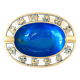 Empty brass pocket, astrology décor, made in Israel