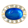Empty brass pocket, astrology décor, made in Israel