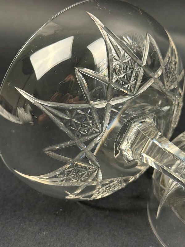 Baccarat, service Epron, suite de 6 coupes à champagne