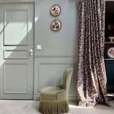 Fauteuil crapaud en velours vert