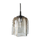 Suspension tulipe en verre biot transparent