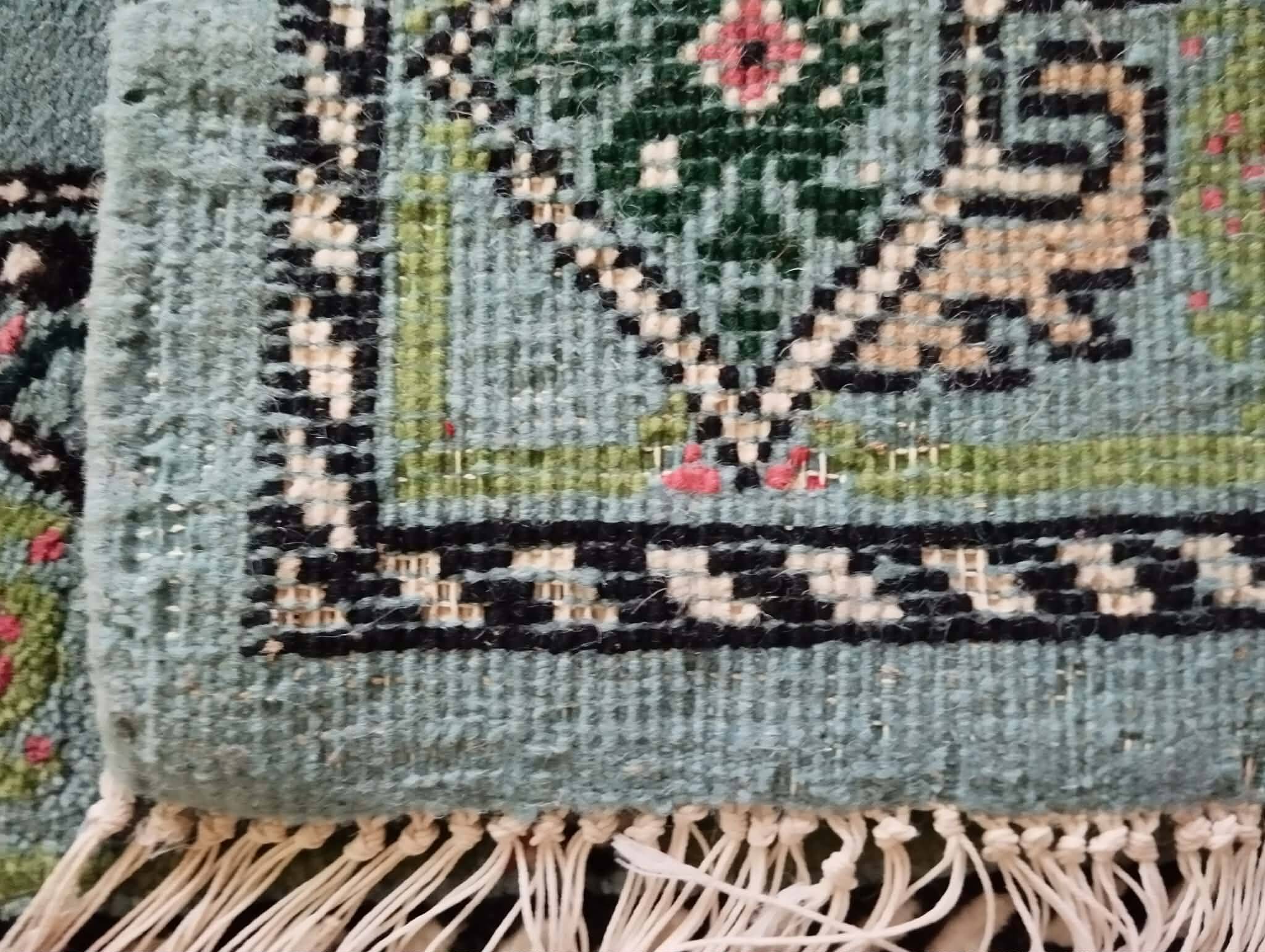 Handmade Kairouan Berber rug 163x66cm