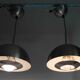 Pair of hanging lamps Jean Gandelin 1970